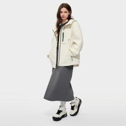 FILA FUSION系列运动外套男女同款防泼水梭织外套