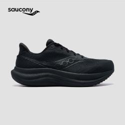 saucony TRIUMPH 胜利 23 宽楦 男子跑鞋 黑色 42
