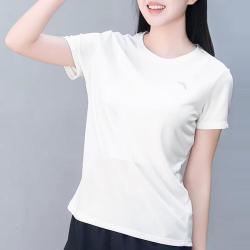安踏 速干T丨跑步T恤女夏季瑜伽健身透气短袖训练半袖轻薄运动上衣