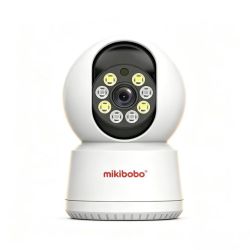 mikibobo YO5 可语音 全彩夜视 200万像素 360°全景旋转 智能WiFi监控摄像头