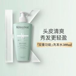 巴黎卡诗 双重功能洗发水500ml无硅油滋养柔顺亮泽改善毛躁送礼礼盒