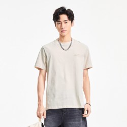 鸿星尔克 纯棉 男士短袖T恤