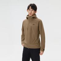 KOLON SPORT 软壳衣防泼水透湿男士连帽双层编织软壳夹克