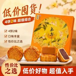 五芳斋 中华4饼2味240克年华月饼礼盒