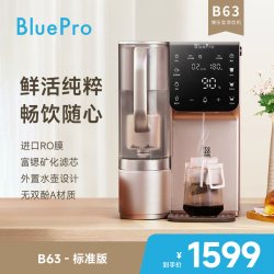 博乐宝 B63台式净饮机富锶家用即热式饮水机桌面台式净水即热一体