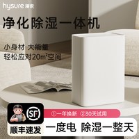 海说 家用除湿机地下室抽湿机梅雨季卧室卫生间干燥除湿器