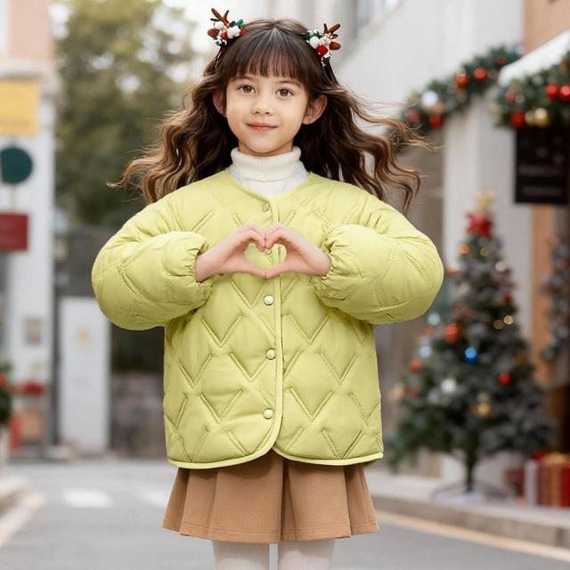 笛莎 女童春秋中大童春装防风上衣
