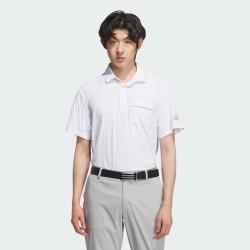 adidas 男款简约舒适透气百搭高尔夫运动短袖翻领POLO衫