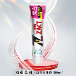 狮王 渍脱超亮白牙膏150g 去除烟渍牙渍美白牙齿去黄牙垢去口臭