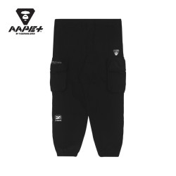 Aape +运动男装春夏猿颜徽章立体口袋束脚休闲裤6771XXG