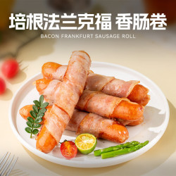 福瑞斯 培根法兰克福香肠卷500g（任选4件）