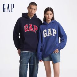 Gap 男女情侣连帽卫衣 609116