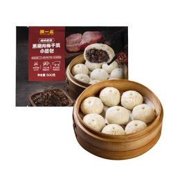 顾一盒 梅干菜黑猪老面小笼包 500g*2 约40个