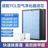 88VIP：KISSAIR 适配TCL空气净化器滤网TKJ-F210A/B/TKJ-F220A/B除尘过滤芯套装