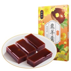 桂发祥 十八街栗羊羹256g天津特产红豆栗子羹羊肝羹传统零食小吃