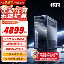 MINISFORUM MS-02 Ultra 9-285HX MS-02U（Ultra 5-235HX） 准系统/无内存硬盘系统