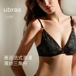 Ubras 夏法式浪漫胸罩轻薄文胸大胸显小内衣女