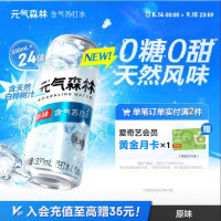 今日必买：元气森林 含气苏打水 原味 330ml×24 铝罐 整箱装（赠爱奇艺月卡）