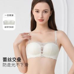 Marie Claire 法式浪漫蕾丝薄款上托防下垂女士文胸胸罩内衣女