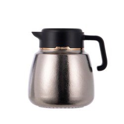 清水 焖茶壶双层纯钛闷泡保温壶茶水分离泡茶壶家用温显老白茶水壶