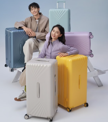 卡拉羊 防刮抗摔魔方体拉杆旅行箱 钛金黑CX8138   28英寸