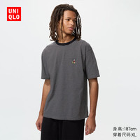 优衣库 UT MAGIC FOR ALL 印花T恤 黑色 M