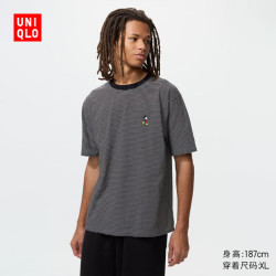 优衣库 UT MAGIC FOR ALL 印花T恤 黑色 M