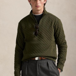 RALPH LAUREN 男士菱格双织套头衫