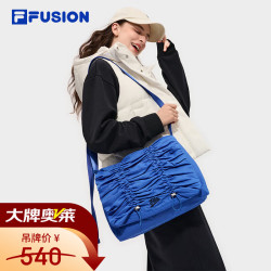 FILA FUSION潮牌女子挎包2025冬季新款时尚潮流出行单肩包包 奥运蓝-BU XS