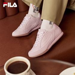 FILA 官方女鞋德训鞋2025秋季新款鞋子雪韵鞋白色男鞋运动鞋 荷花粉-LT 37.5