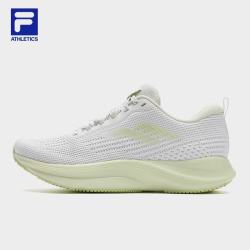 FILA 官方猎豹2路跑鞋女鞋2025夏季新款慢跑运动鞋5公里跑步鞋 白中白-BB 35.5