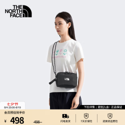 北面 男女同款Light轻量单肩斜挎包户外旅行25春夏新款|8DJR KX7/黑色 OS