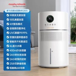 摩飞 无雾加湿器轻音卧室孕妇婴儿冷蒸发无雾抗菌除菌空气加湿器
