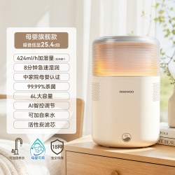 大宇 无雾加湿器家用静音卧室孕妇婴儿净化客厅2026新款空气加湿器