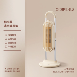 OIDIRE 偶点取暖器2026新款家用热风机小太阳电暖气卧室浴室暖风机
