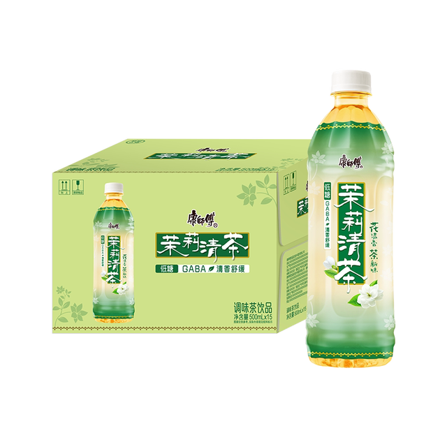 康师傅 茉莉清茶调味茶饮料 500ml*15瓶