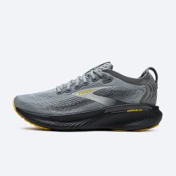 BROOKS Adrenaline GTS 追岚25跑鞋男减震跑步女 浅铁灰/乌木色/黄色 40