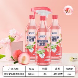 蓝怡宝 泡泡香氛洁厕灵液马桶清洁剂强力除垢臭清香型厕所马桶去异味尿碱