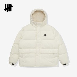 UNDEFEATED 五条杠官方秋季连帽LOGO款羽绒服