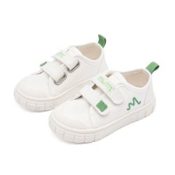 M1&M2 m1m2西班牙童鞋儿童26春季新款帆布鞋中小童饼干鞋轻巧刺绣学步鞋