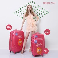 AMBASSADOR 大使箱包拉杆箱万向轮磨砂abs行李箱20寸25寸女旅行箱