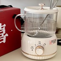 家用养生壶玻璃壶身炖煮一体恒温烧水壶小型全自动送亲友礼盒装
