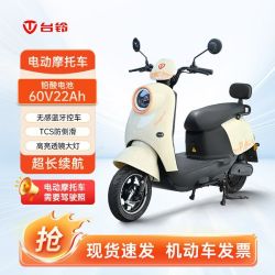 台铃 青果电动摩托车超长续航大座桶家用代步车60V22A