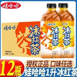 娃哈哈 冰红茶整箱柠檬乌龙蜜桃瓶装茶饮料绿茶龙井饮品