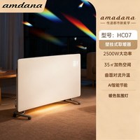 Amadana 艾曼达取暖器家用电暖器壁挂大面积踢脚线暖风机快热炉
