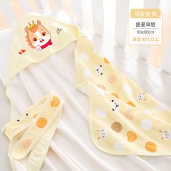 小熊客 包单婴儿抱被初生纯棉新生儿用品宝宝春秋夏季薄款包巾产房包被冬