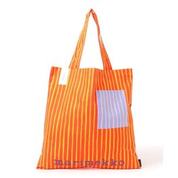 BEAMS 日本直邮marimekko 女士 Piccolo条纹大号托特包 56610440311