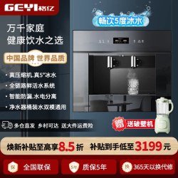 歌藝 格亿嵌入式净饮机家用净水器即热冰水直饮机管线机饮水机过滤一体