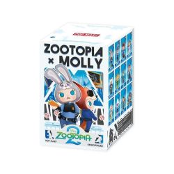 泡泡玛特 POPMART泡泡玛特MOLLY × 疯狂动物城联名系列手办盲盒