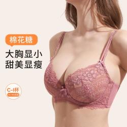 奶糖派 棉花糖少女薄款内衣女双肩带文胸